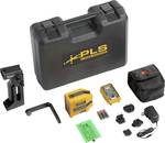 Cross-line laser leveling device, kit, green