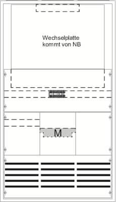 Striebel & John 2CPX032613R9999 KS456 Switchboard cabinet Surface-mount No. of partitions = 0 No. of rows = 3 Content 1 pc(s)