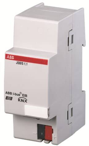A KNX bus coupler module from ABB i-bus EIB, model JSB/S 1.1, for control and automation in building systems.