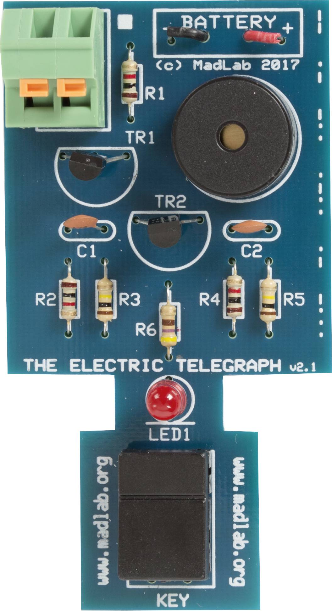 Image of Whadda WSG109 Electrical telegraph Version: Assembly kit 9 V