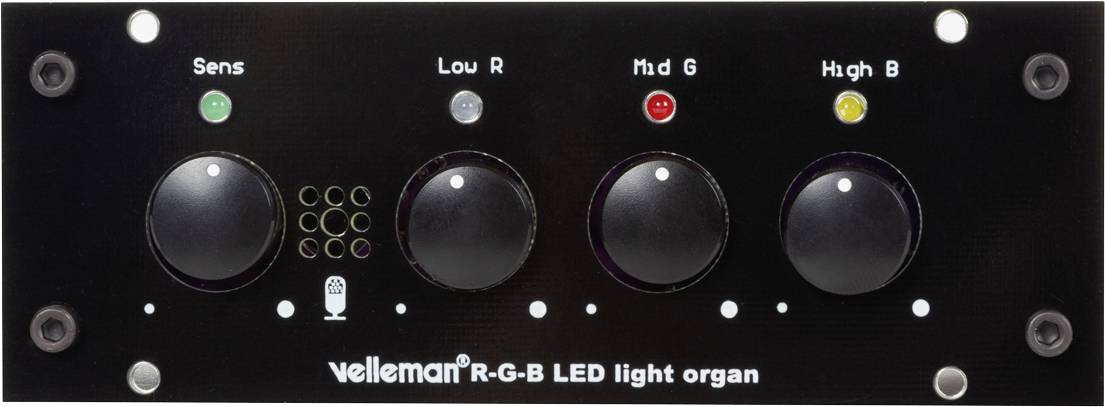 Image of Whadda WSL209 RGB LED light organ Version: Assembly kit 12 V, 24 V
