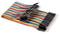 A set of multicoloured jumper wires with connectors at the ends, suitable for electronic circuits and prototype development.