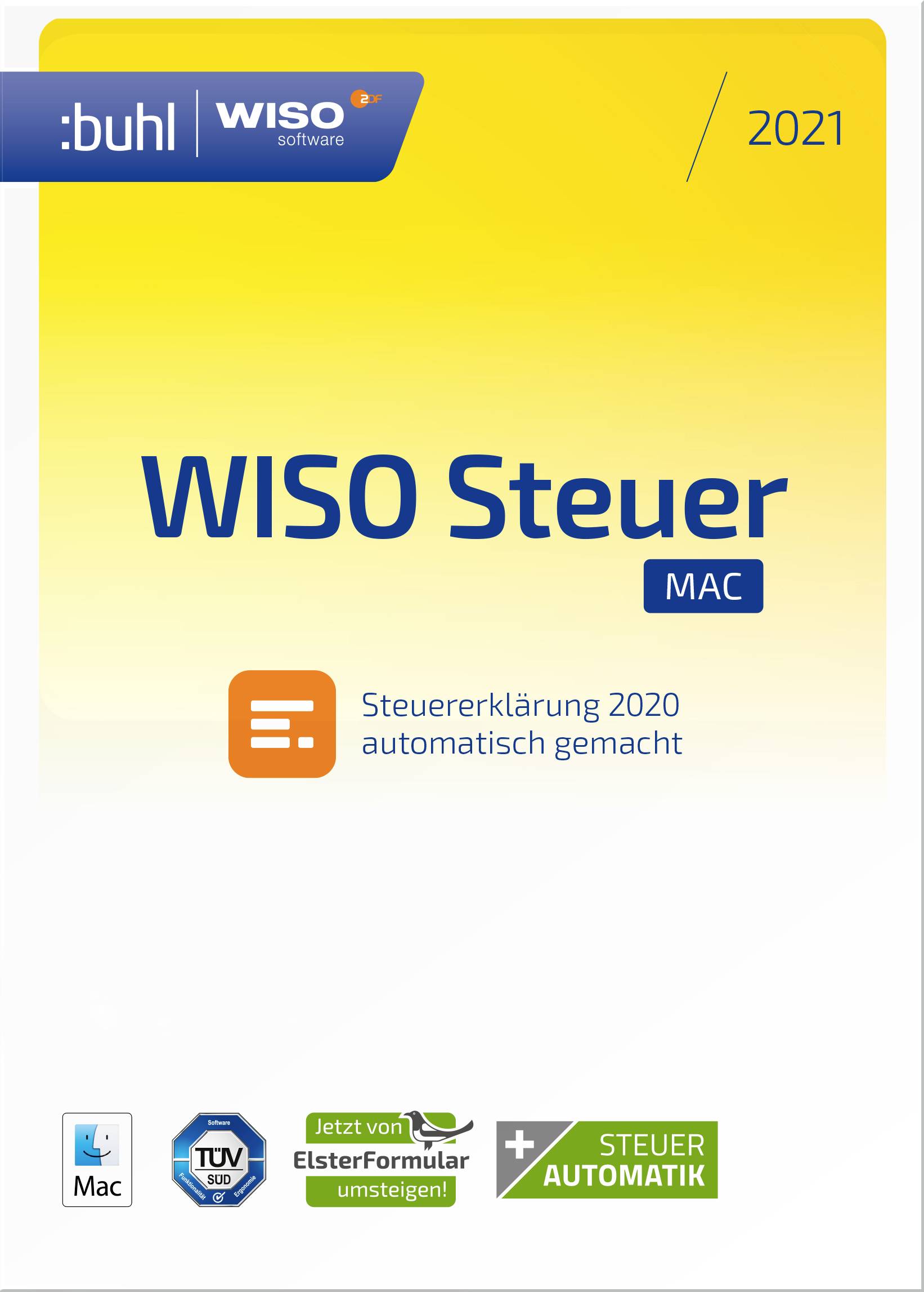 WISO Steuer Mac 2021 Control