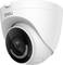 White surveillance camera with lens focus, mounted in a swivel, hemispherical housing, brand 'Imou'.