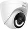 White surveillance camera with black lens, mounted for monitoring. 'Imou' marking visible on the camera.