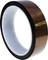 Brown adhesive tape in roll form, standing upright. It is suitable for heat-resistant applications.