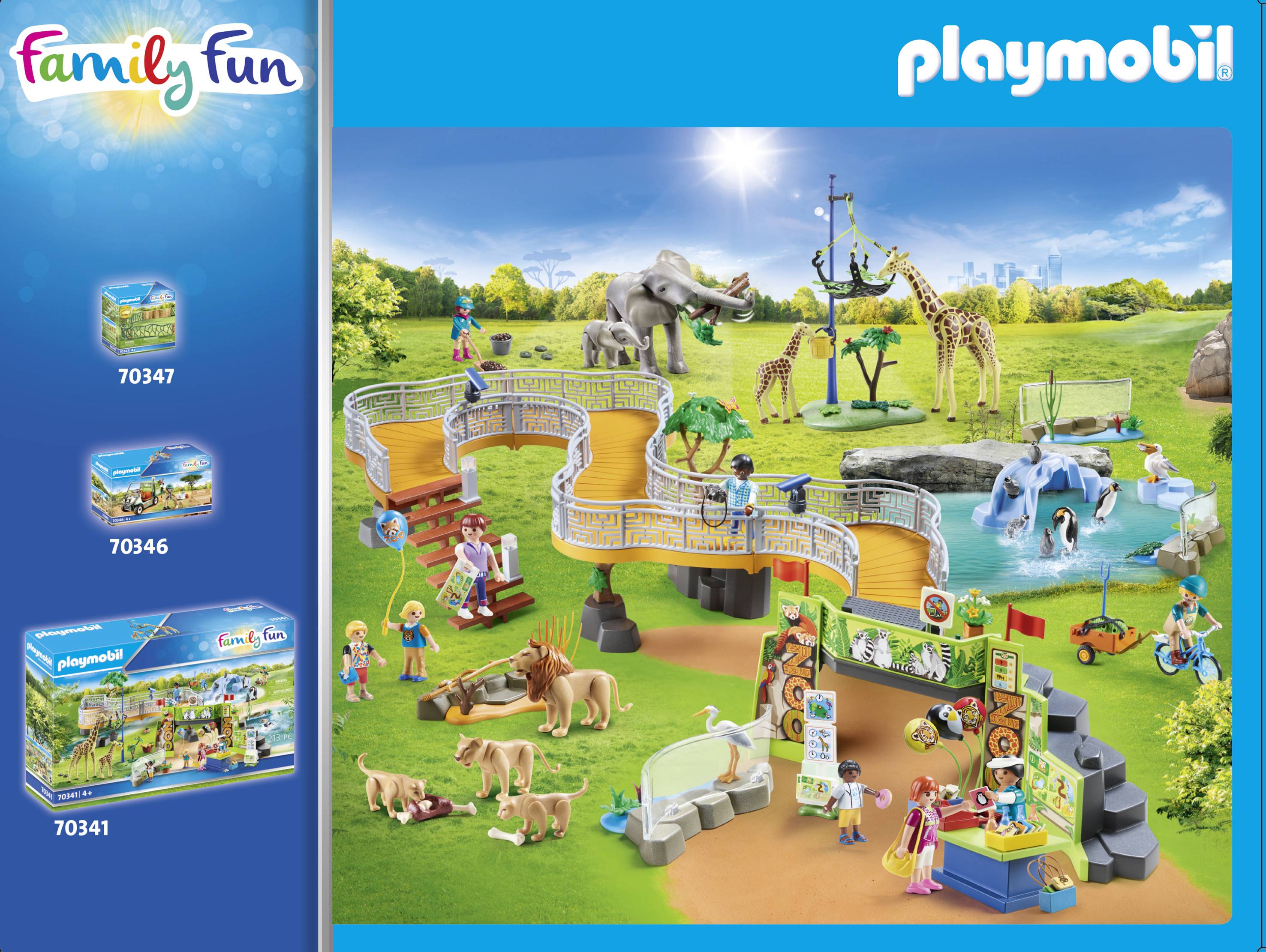 Playmobil® Family Fun Elephants in the open-air enclosure 70324-3