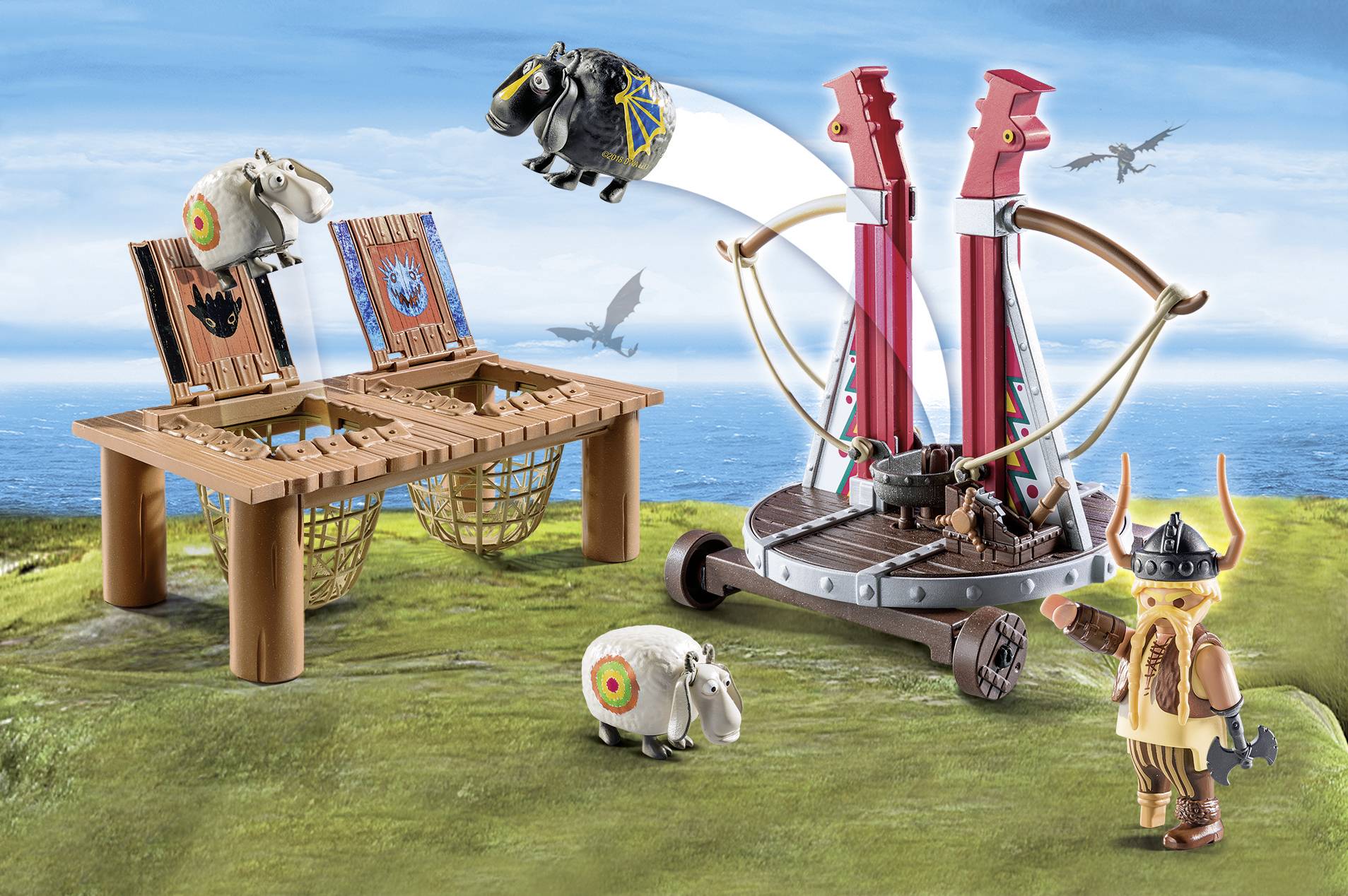 Playmobil® Dragons Grobian with sheep shlock 9461-2