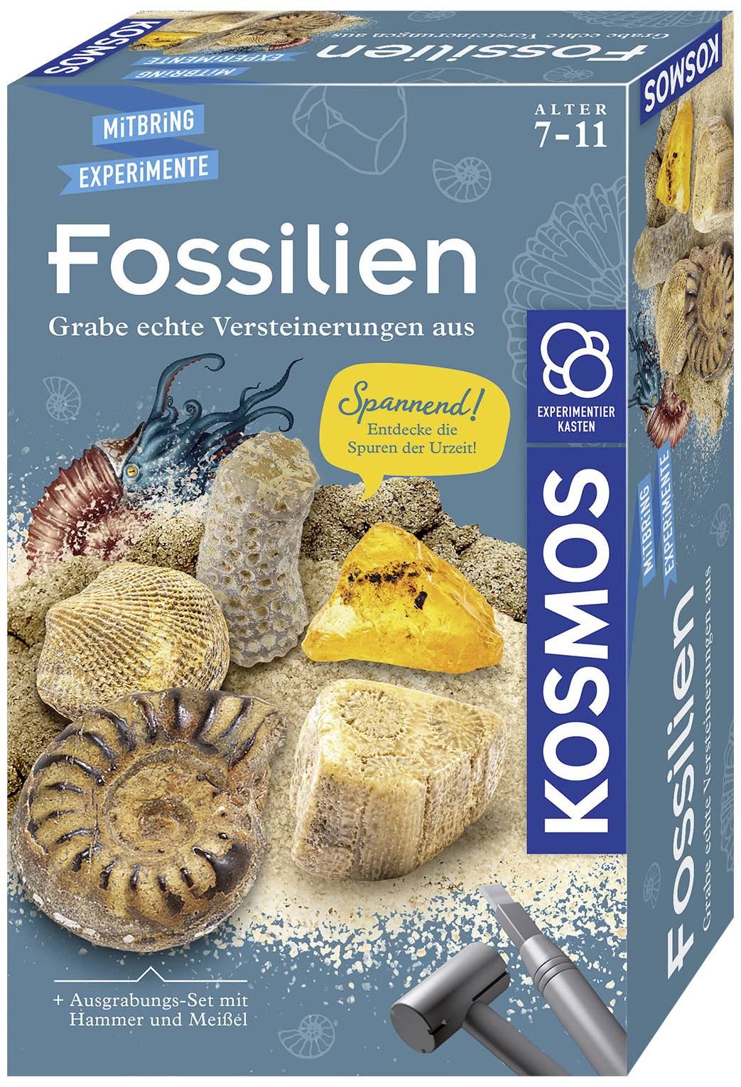 Kosmos 657918 Fossilien Science, Science Kit Gift Sets, Dinosaurs & Excavation Kits Science kit 7 - 12