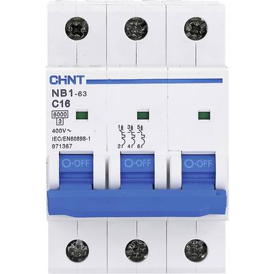 Chint 179688 NB1L Circuit breaker    3-pin 20 A  