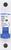A blue circuit breaker from CHINT, model NB1-63, C16, for 230/400V, showing 'ON/OFF' switch and technical specifications.