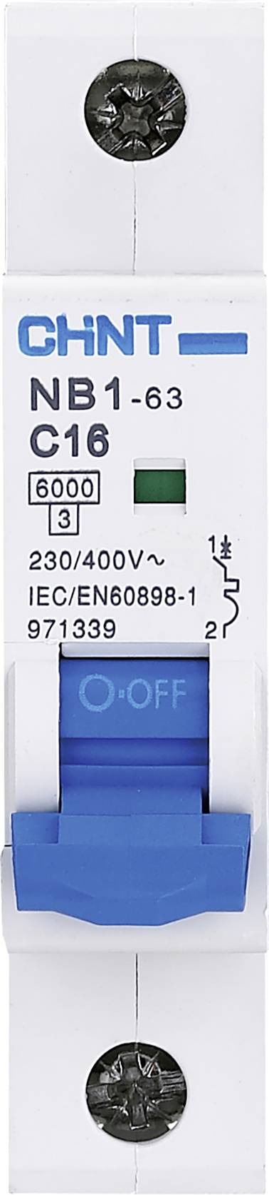 Chint 179784 NB1L Circuit breaker 1-pin 16 A