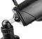 A black surveillance camera with the 'TECHNAXX' print, mounted on an adjustable stand.