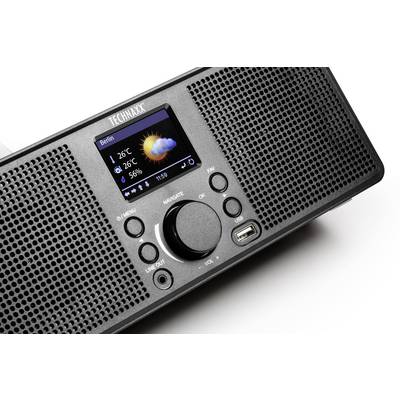 Technaxx TX-153 Internet desk radio Internet USB, Wi-Fi, Internet radio Black-7