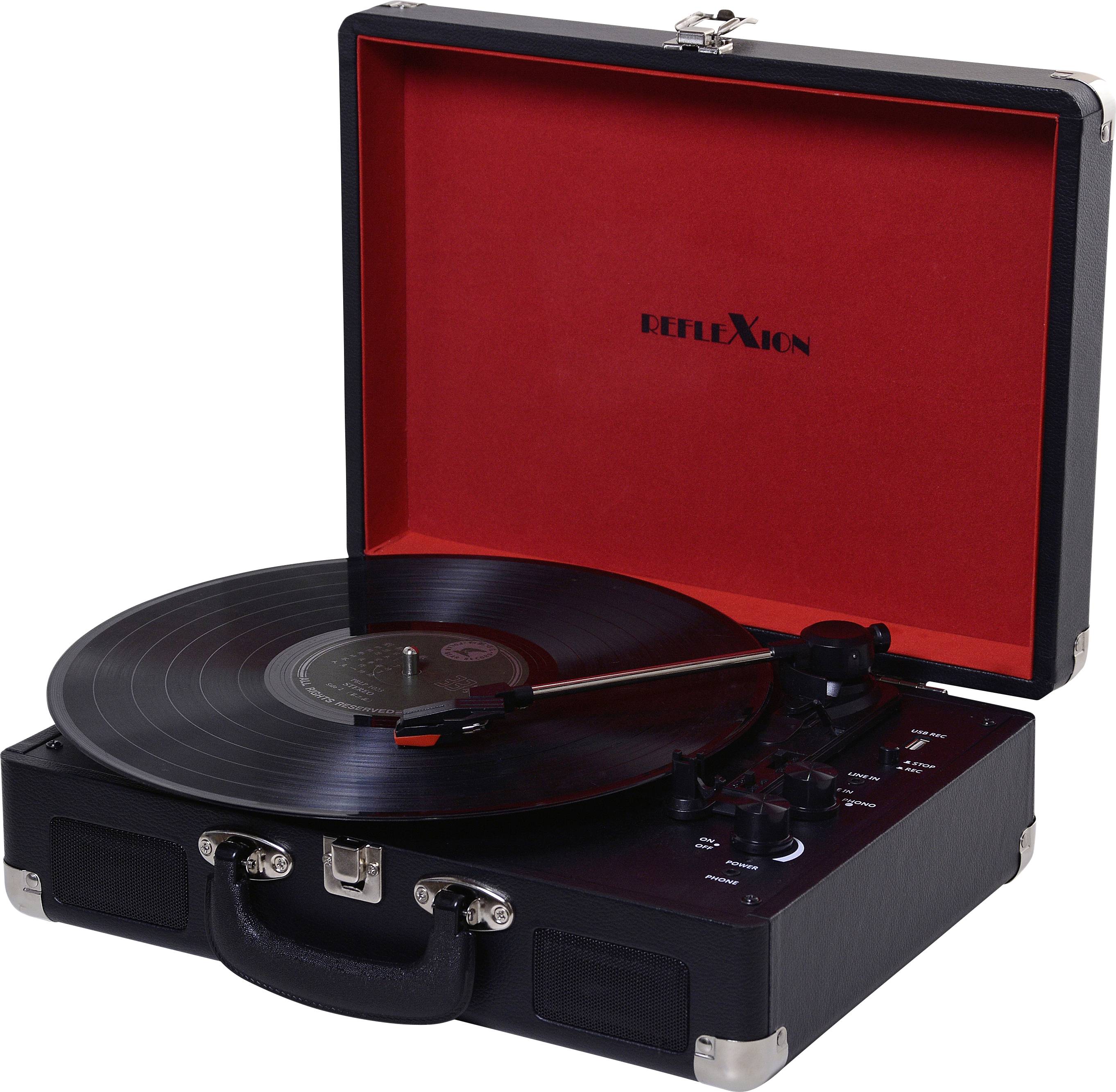 Reflexion HIF1970BT USB turntable Direct drive Black-red-3