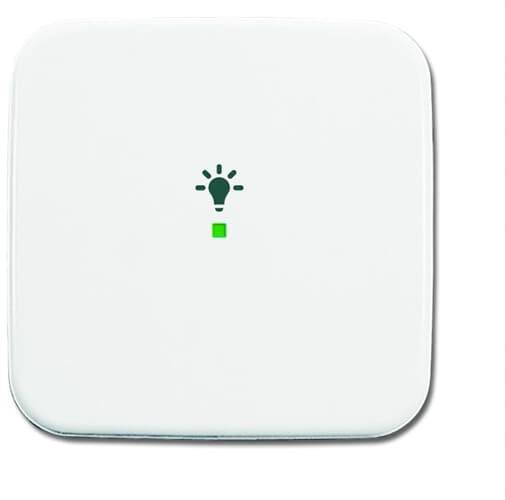 Busch-Jaeger 1x Cover Light symbol toggle free@home Pure white (RAL 9010), White 2CKA006220A0080 1 pc(s)