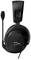 Black over-ear headset with microphone boom, brand logo visible on the ear cup. Perfect for gaming and communication.