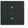 Busch-Jaeger 1x Cover free@home Jet black (RAL 9005), Black 2CKA006220A0500