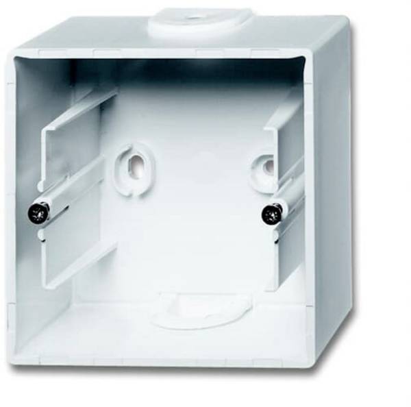 Busch-Jaeger 1x Surface-mount casing Surface-mount casing White, Traffic white 2CKA001799A0897 1 pc(s)