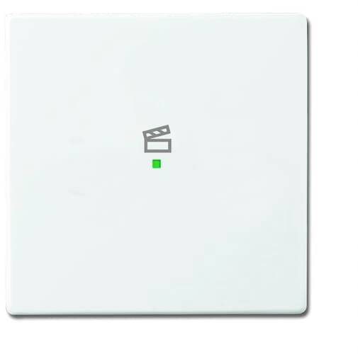 Busch-Jaeger 1x Cover Clapperboard symbol toggle free@home Traffic white, White 2CKA006220A0043 1 pc(s)