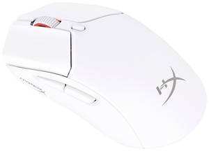 HyperX Pulsefire Haste 2  Gaming mouse Bluetooth®   Optical White 6 Buttons 26000 dpi Backlit