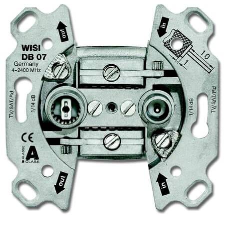 ABB 0231101 Antenna socket set Screw fastening, Flush mount Non
