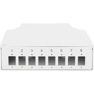 DIN rail glasvezelbox - Gevuld met 6 ST/PC Duplex Adapters - Simac DIN rail glasvezelbox - Gevuld met 6 ST/PC Duplex Adapters - Simac
