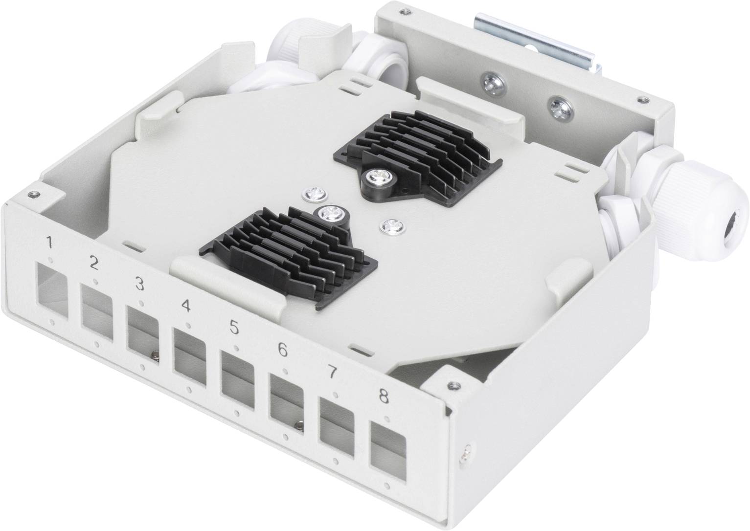 Digitus DN-96891 DIN rail adapter 8 ports Unequipped