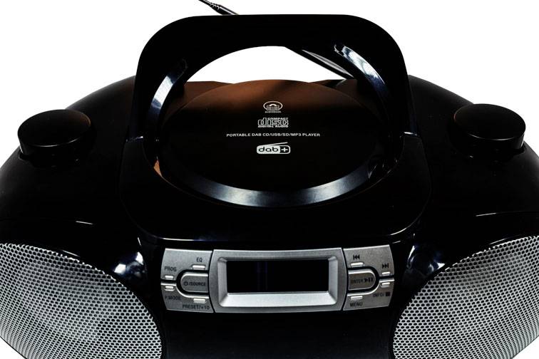 soundmaster SCD8100SW Radio CD player DAB+, FM AUX, Bluetooth, CD, SD, USB Black-1
