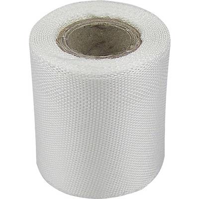 'White roll of medical gauze, standing and unused.'