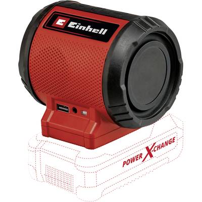 Image of Einhell Power X-Change TC-SR 18 Li BT - Solo Bluetooth speaker Aux, USB Red