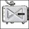 Metal plate with cable entry and mounting mechanisms. Used for stabilising and tensioning cable structures.