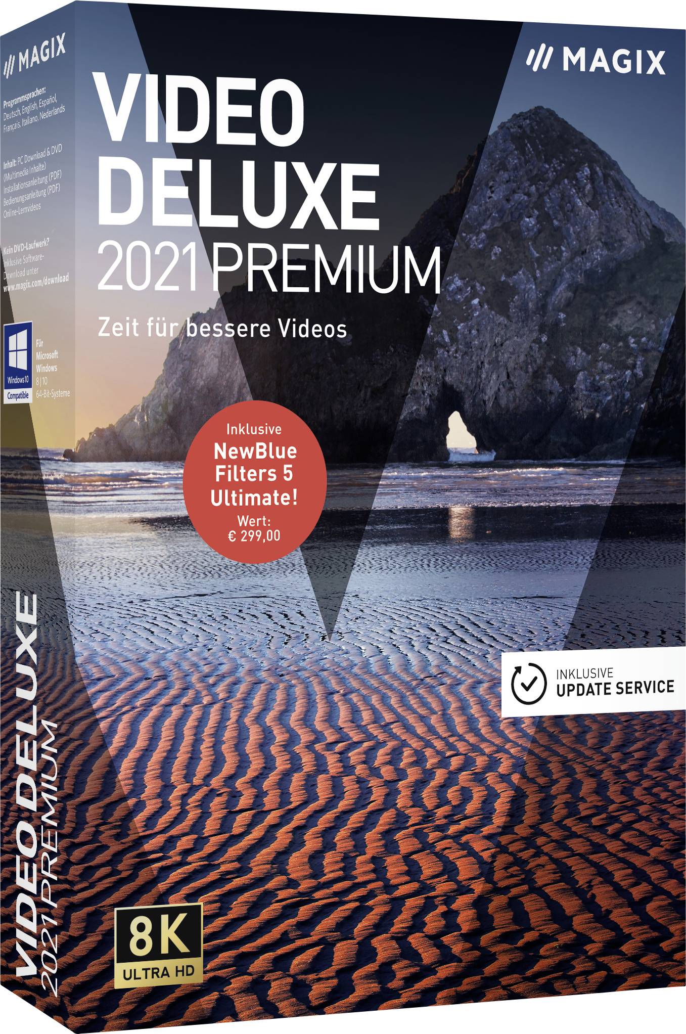Magix Video deluxe Premium (2021) Full version, 1 licence Windows Video editor