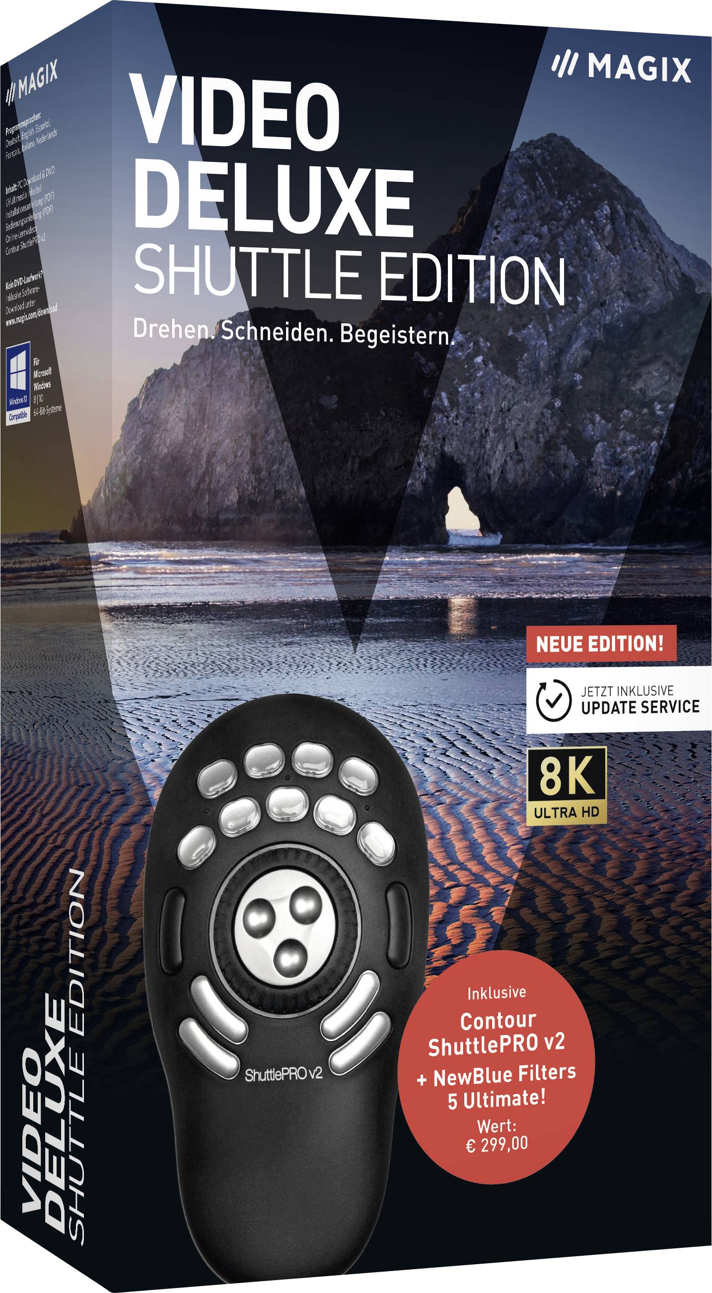 Magix Video deluxe Shuttle Edition (2021) Full version, 1 licence Windows Video editor