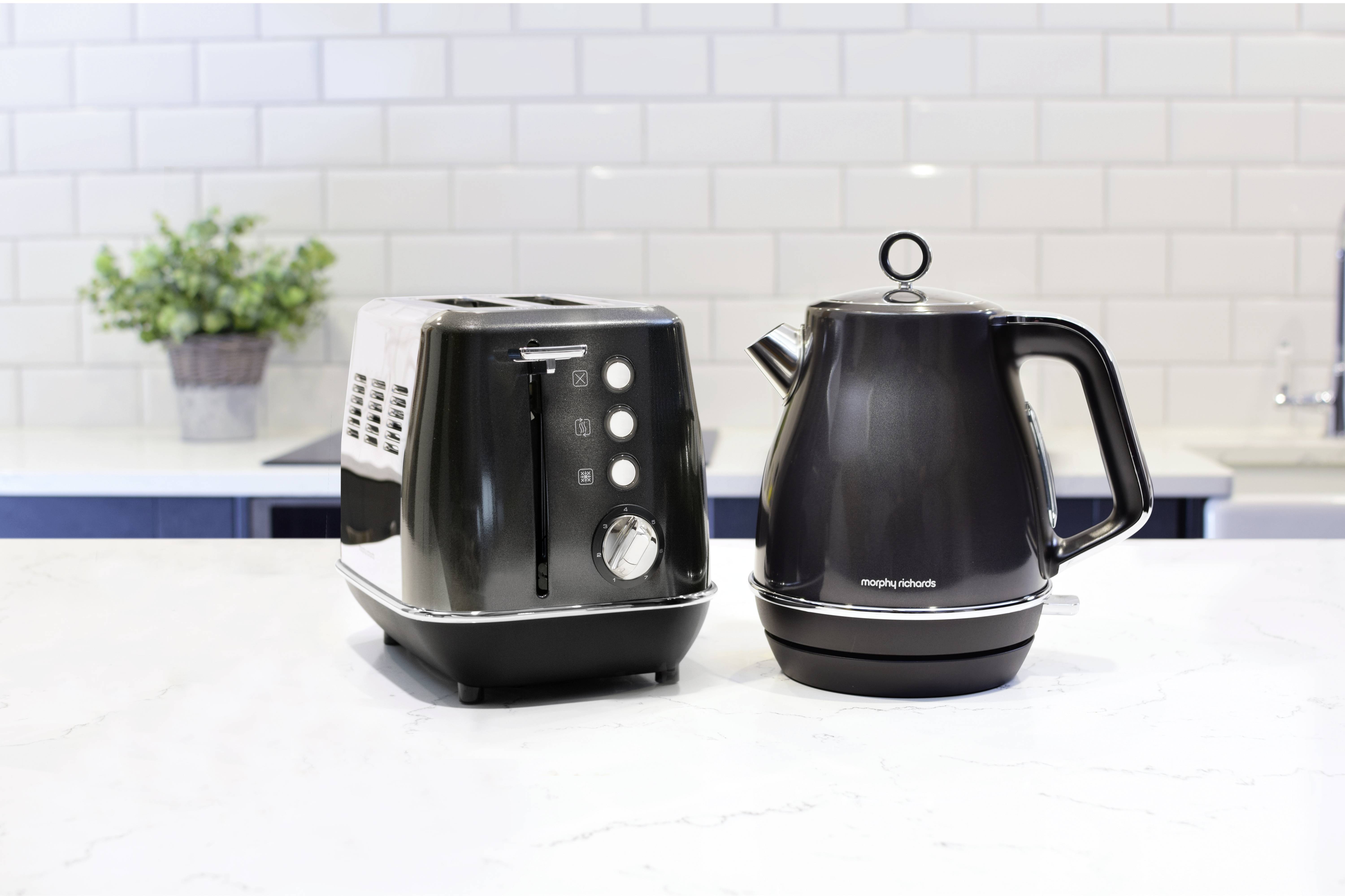 Morphy Richards EVOKE 2 Schwarz Toaster Black