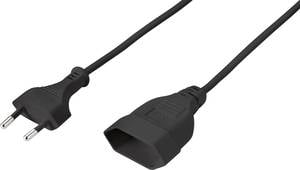 Sygonix SY-5044230 Current Cable extension  Black 0.20 m