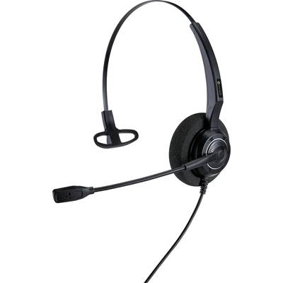 Alcatel-Lucent Enterprise AH 11 U Phone  On-ear headset Corded (1075100) Mono Black Microphone noise cancelling 