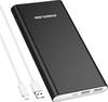 Poweradd Pilot 2GS Power bank 10000 mAh Fast Charge LiPo Black Status display