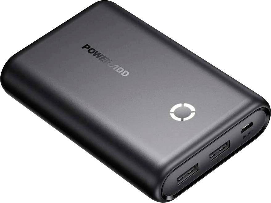 Poweradd EnergyCell Power bank 15000 mAh Fast Charge Li-ion Black Status display-3