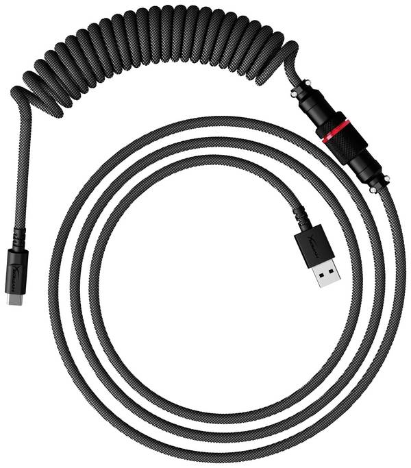 HyperX USB-C cable USB-A plug, USB-C® plug Dark grey, Black 6J679AA