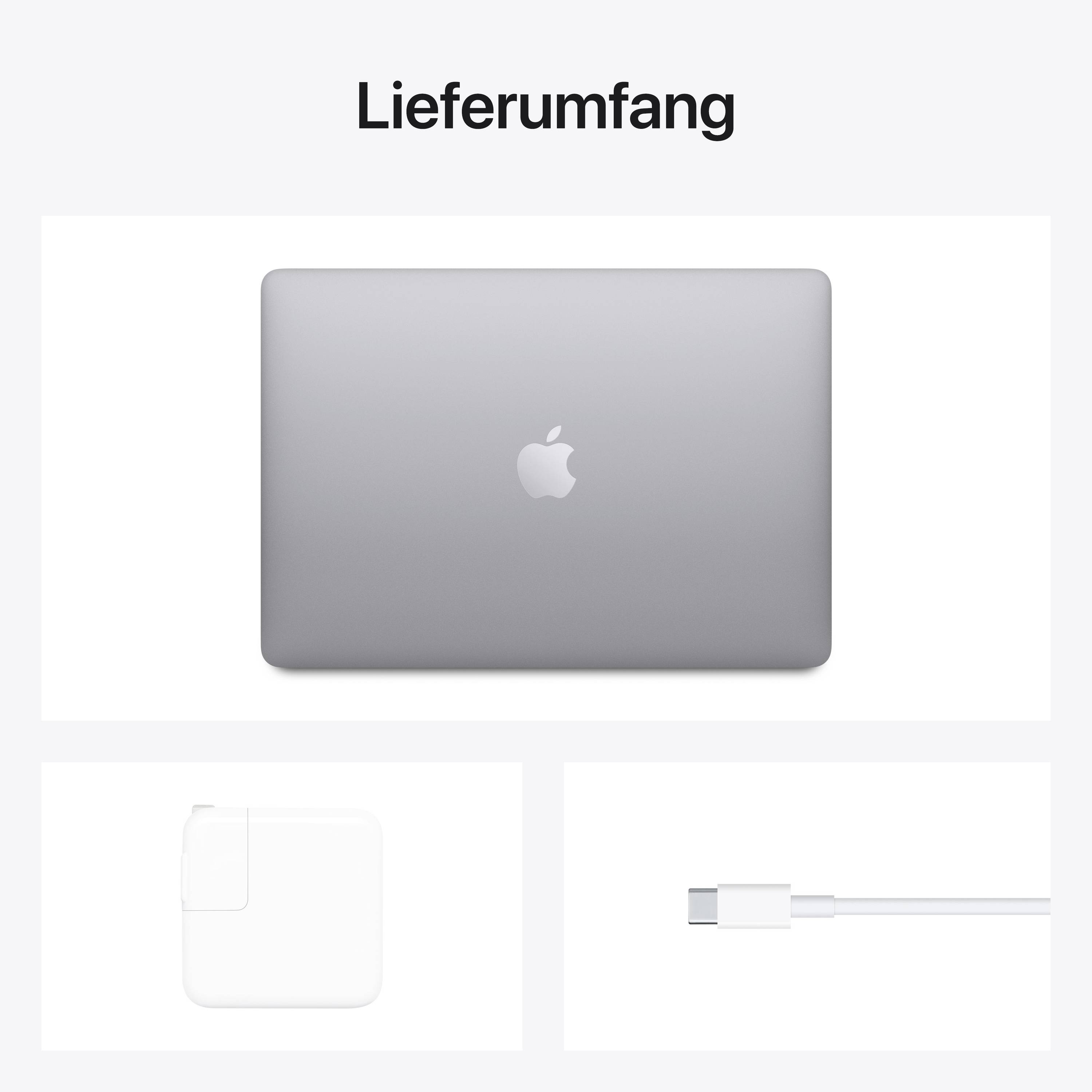 Apple MacBook Air 13 (M1, 2020) 33.8 cm (13.3 inch) CTO 16 GB RAM 512 GB SSD 8-Core CPU 8-Core GPU Space Grey Z125_5003_-5