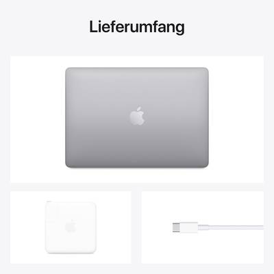 Apple 33.8 cm (13.3 inch) CTO WQXGA+ Apple M1 16 GB RAM 512 GB SSD Apple M1 8-Core GPU Grey Z11C_5003_DE_CTO-5