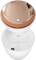 A white air humidifier with a removable head featuring a copper-coloured lid. It has a maximum water level indicator.