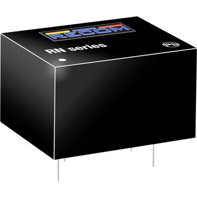 A rectangular electronic component with the inscription 'RN series', showing metal pins at the bottom for electrical connection.