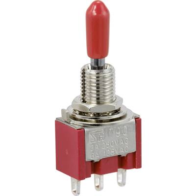 TRU COMPONENTS TC-9353992  Toggle switch 250 V AC 3 A 1 x (On)/Off/(On)  momentary/0/momentary 1 pc(s) 