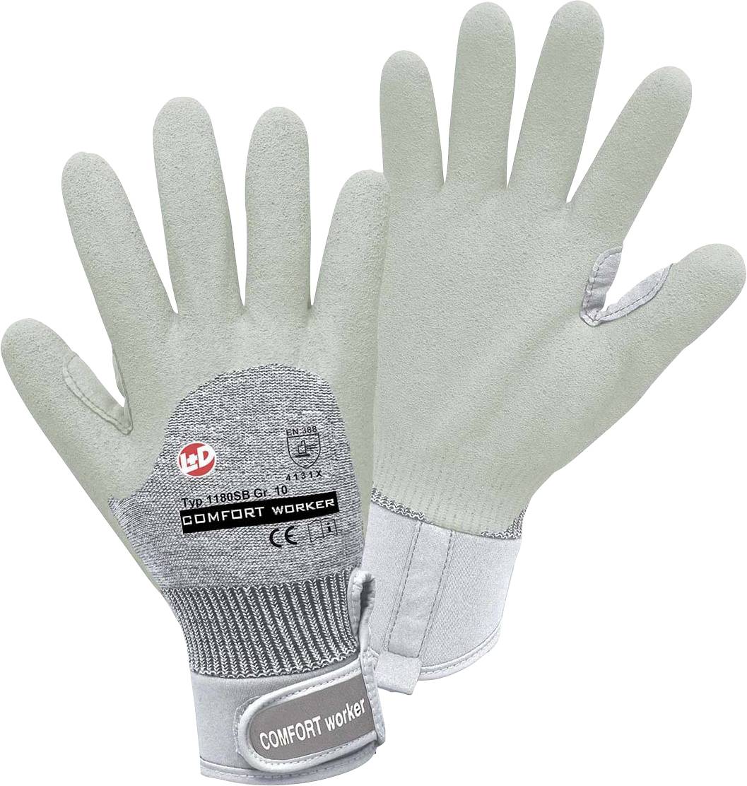 Leipold Doehle COMFORT worker 1180SB-9 Cotton elastane, Nitrile Protective glove Size (gloves): 9 1 pc(s)