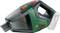 A cordless, green handheld vacuum cleaner by Bosch, suitable for quick household cleaning.