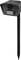 Ultrasonic Animal Deterrent with Ground Stake, Black Casing, Used to Deter Animals in Gardens or Yards