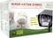 'Device for repelling dogs and cats using ultrasound and LED light, suitable for indoor spaces, ponds, fences, house walls, gardens, terraces.'