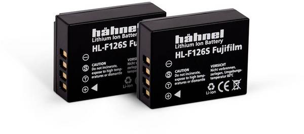 Hähnel Fototechnik HL-F126S, 2er Camera battery replaces original battery (camera) NP-W126 7.2 V 1130 mAh